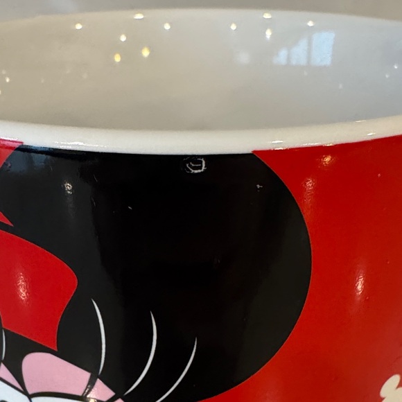 Disney Red and White Oversized Minnie Mouse Festive Mug - Picture 6 of 6